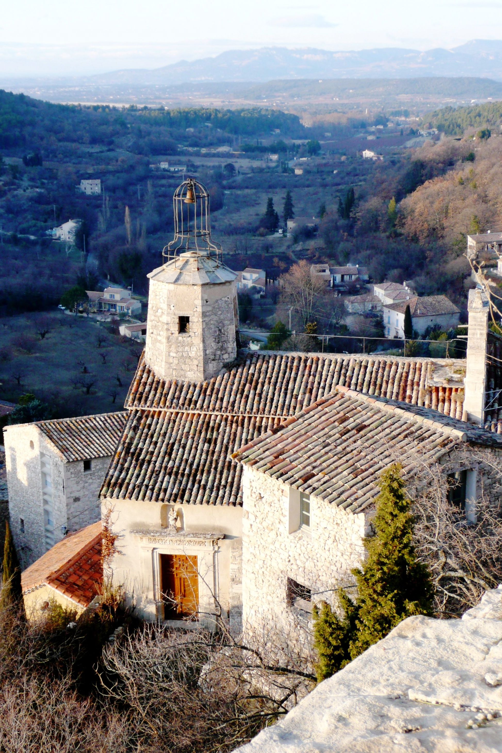 LÉglise Et Le Lavoir Notre Patrimoine Le Beaucet Vaucluse Provence Alpes Côte Dazur France 